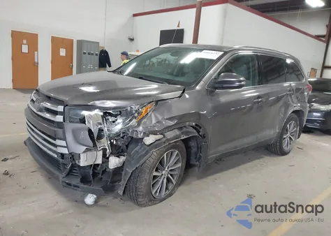 2019 Toyota Highlander Xle from USA, damaged, VIN 5TDJZRFH7KS572663